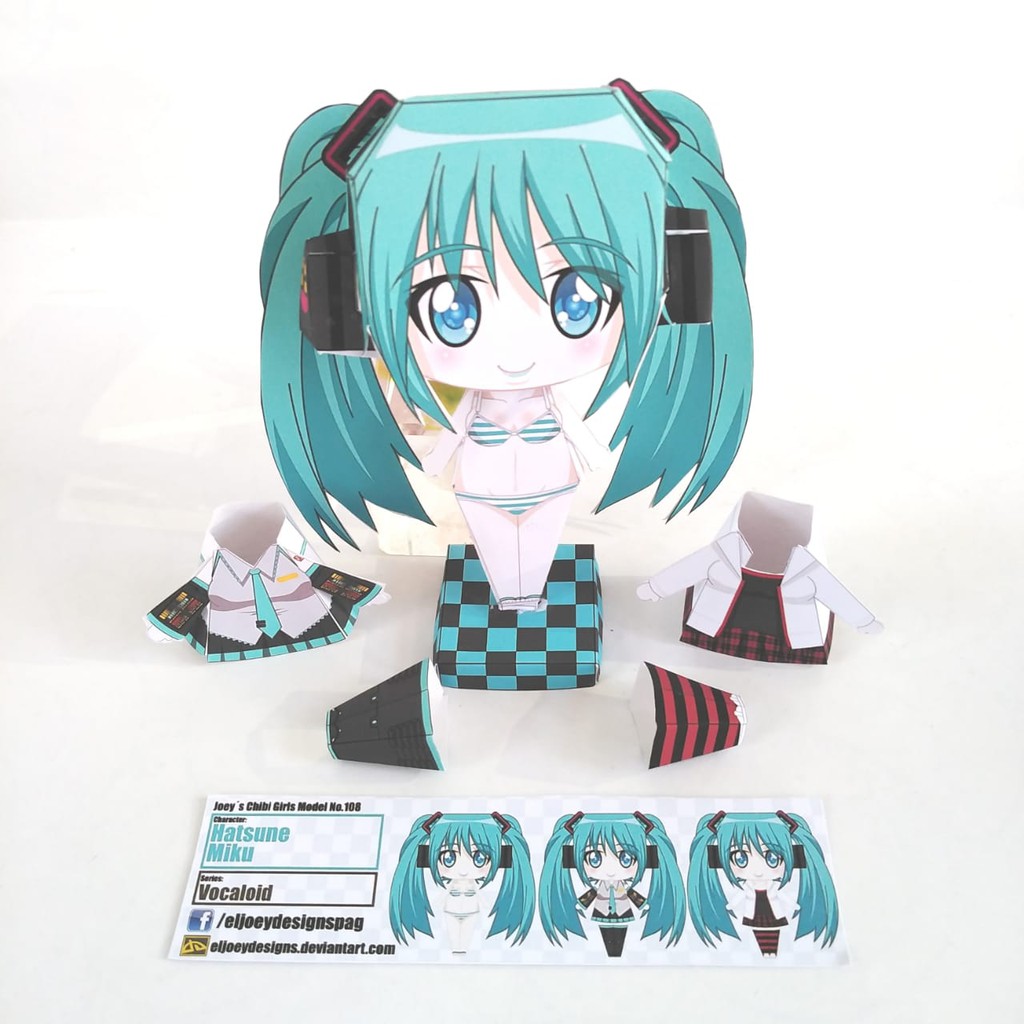 anime papercraft figures