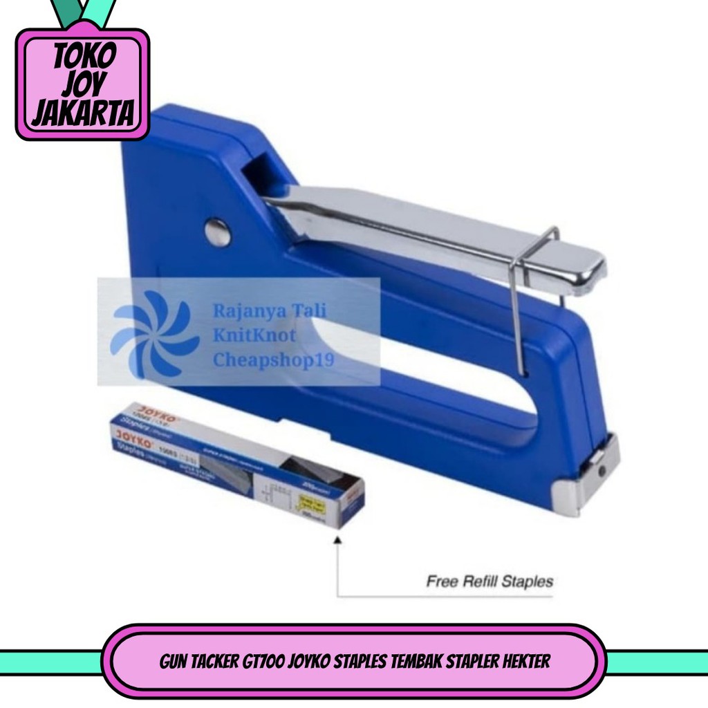 

Gun Tacker GT700 Joyko Staples Tembak Stapler Hekter
