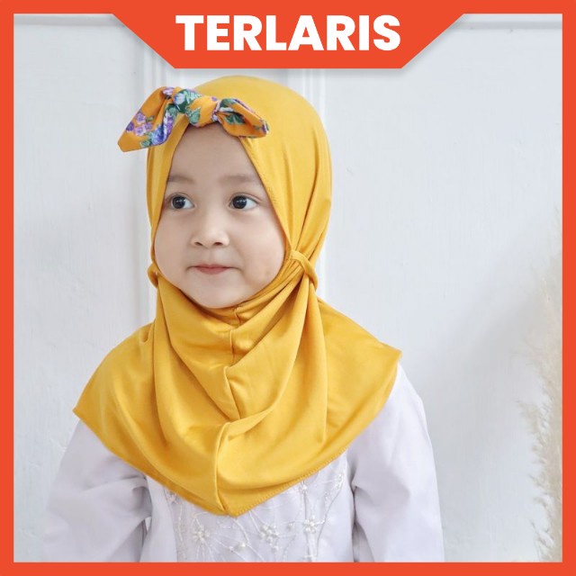 JILBAB ANAK BAYI LUCU LOL LED MUSIK 0-2 TAHUN PITA SIMPUL