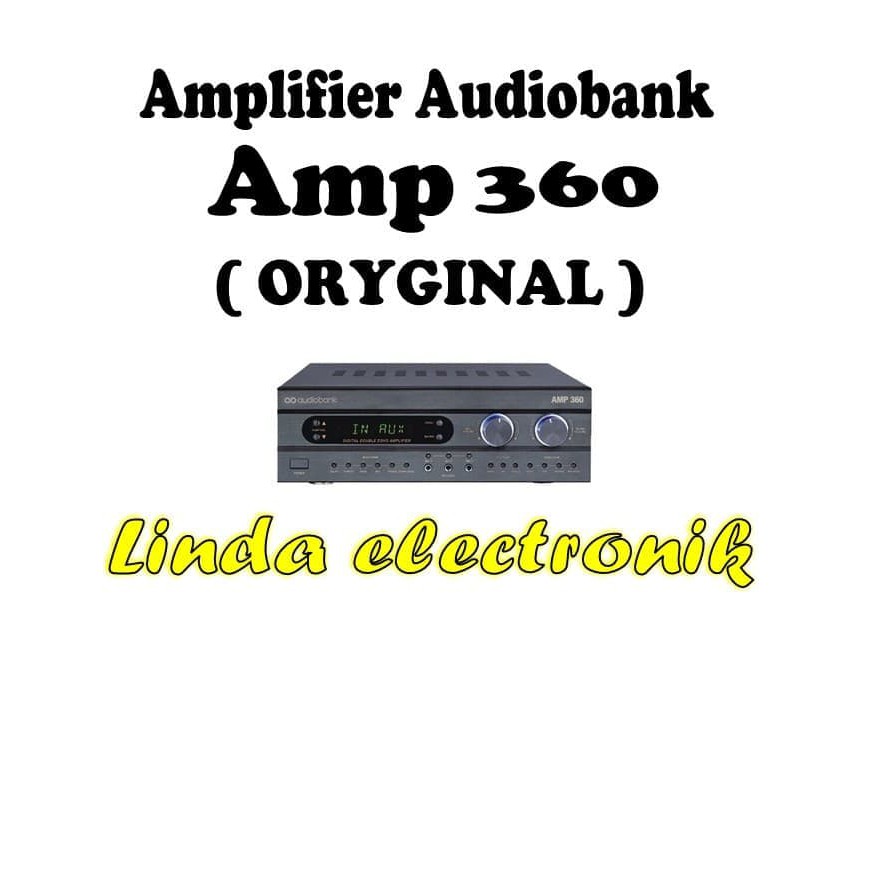 amplifier karaoke audiobank amp 360 ORYGINAL audiobank amp360
