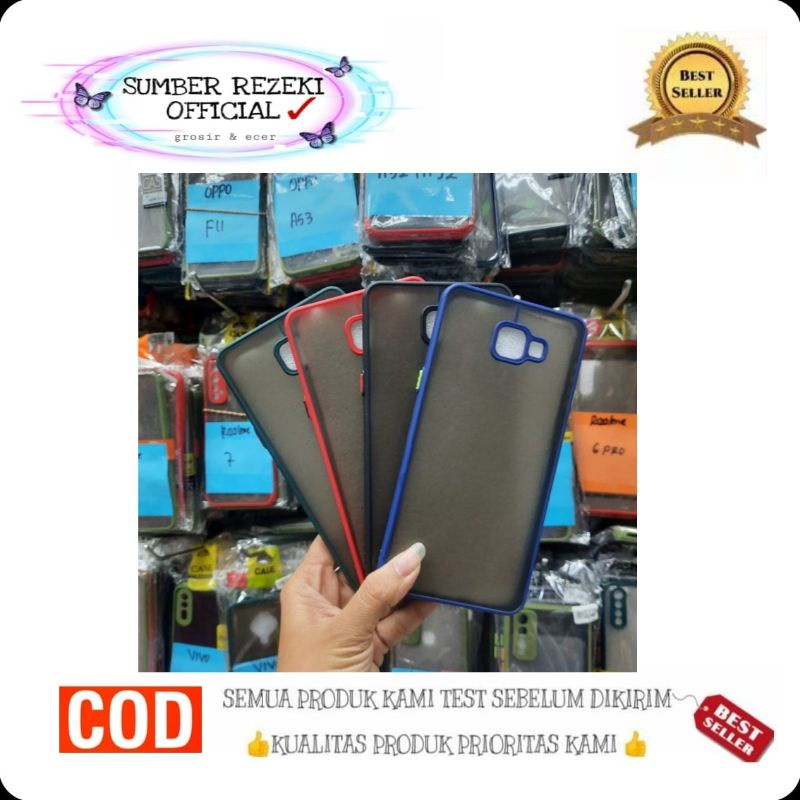 SR - My Choice Samsung C9 Pro Case Dove + Kamera Matte Transparan Fuze Macaron / Hard Case Hybrid Sa