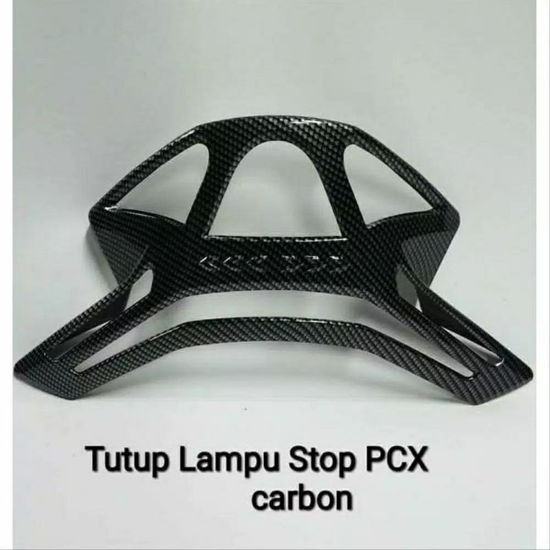Cover stoplamp Honda PCX lokal carbon