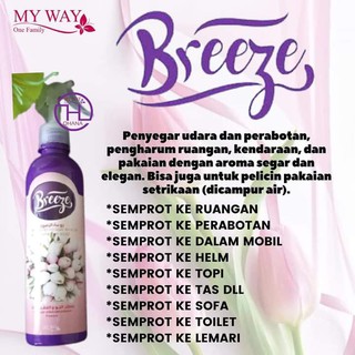 Pengharum Multiguna Breeze 24h Longlasting Air Freshner Myway | Shopee