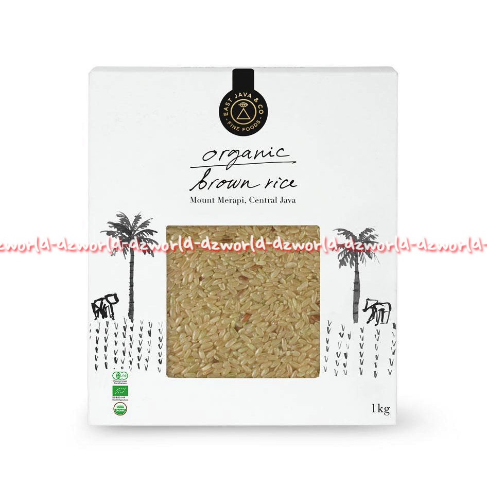 East Java Organic Brown Rice Beras Coklat Organik Beras Coklat Berkualitas 1kg