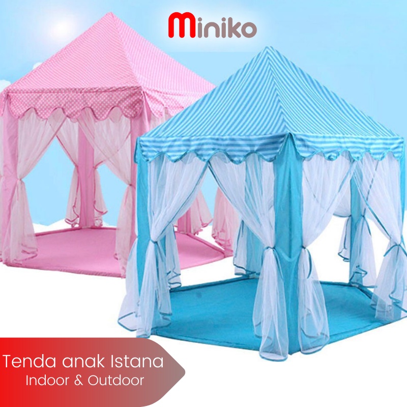 Tenda besar mainan anak- Tenda  Indoor &amp; Outdoor - Tenda Istana Anak - tenda istana mainan
