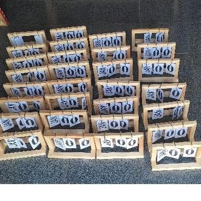 

(MURAH) kalender meja kayu/ kalender duduk / kalender hias / kalender abadi / kalender souvenir / kalender vintage ring kayu