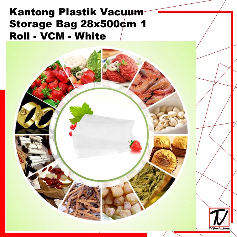 Kantong Plastik Vacuum Sealer Storage Bag 1 Roll