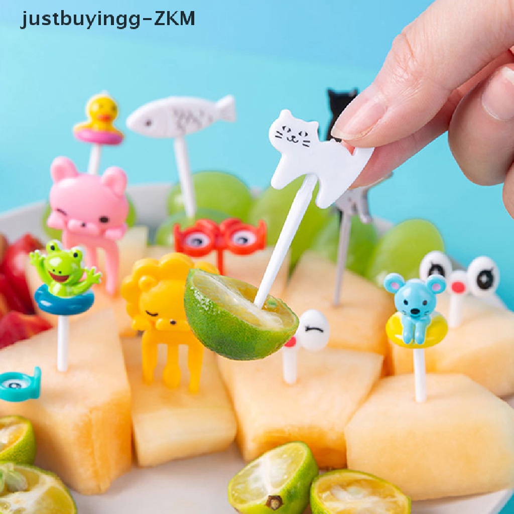 [justbuyingg- enough stock ] Bento Vegetable Crockery Cute Mini Toddler Children Fruit Forks Toothpicks [zkm]