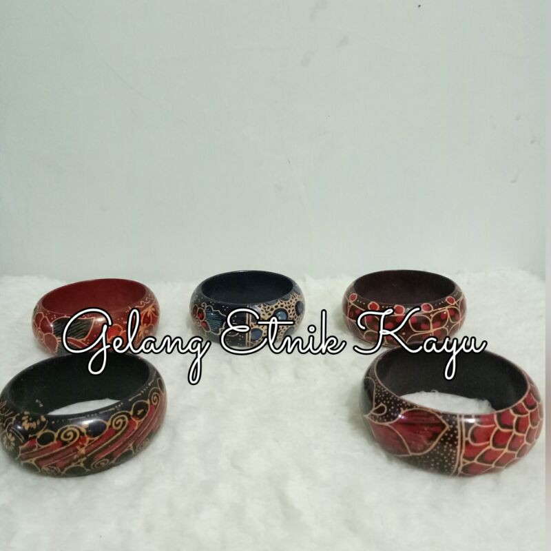 Gelang Etnik Kayu