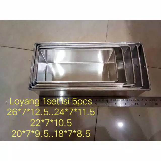 SET Loyang browniess kukus/roti tawar