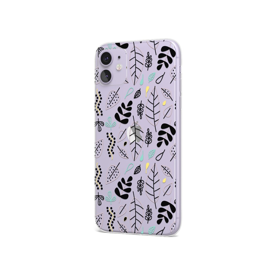 

CLEAR SOFCASE | BW LEAF | ETCASERA