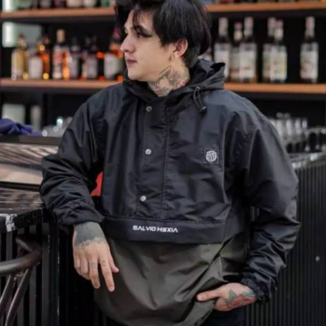 JAKET PRIA - JAKET CAGOULE 3D SALVIO HEXIA  - JAKET CAGOULE SALVIO PLAT