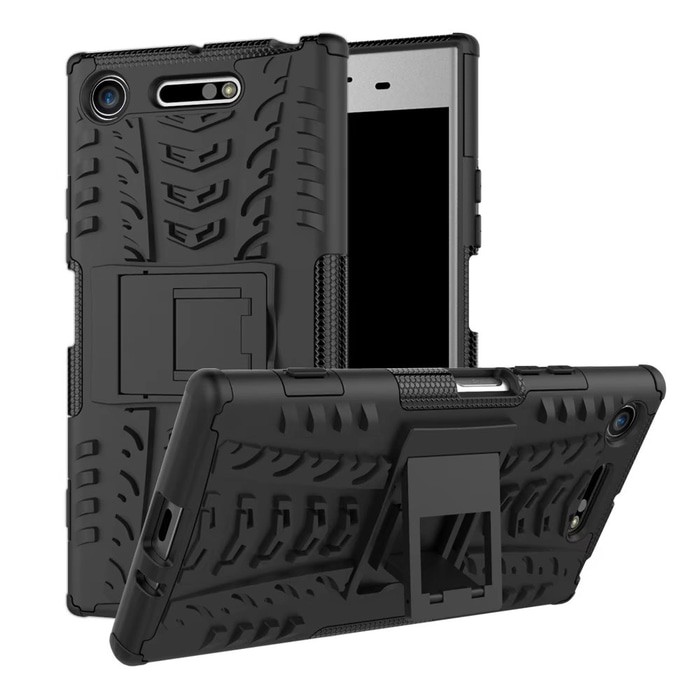 Aksesoris Hape-RUGGED ARMOR Sony Xperia XZ1 - XZ1 Compact Mini case casing cover hp
