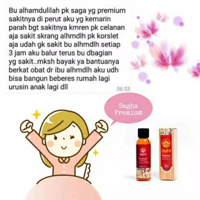 [BISA COD] Sagha Premium Oil | Minyak Urut Sakit Pinggang Stroke Syaraf Kejepit Rematik Asam Urat