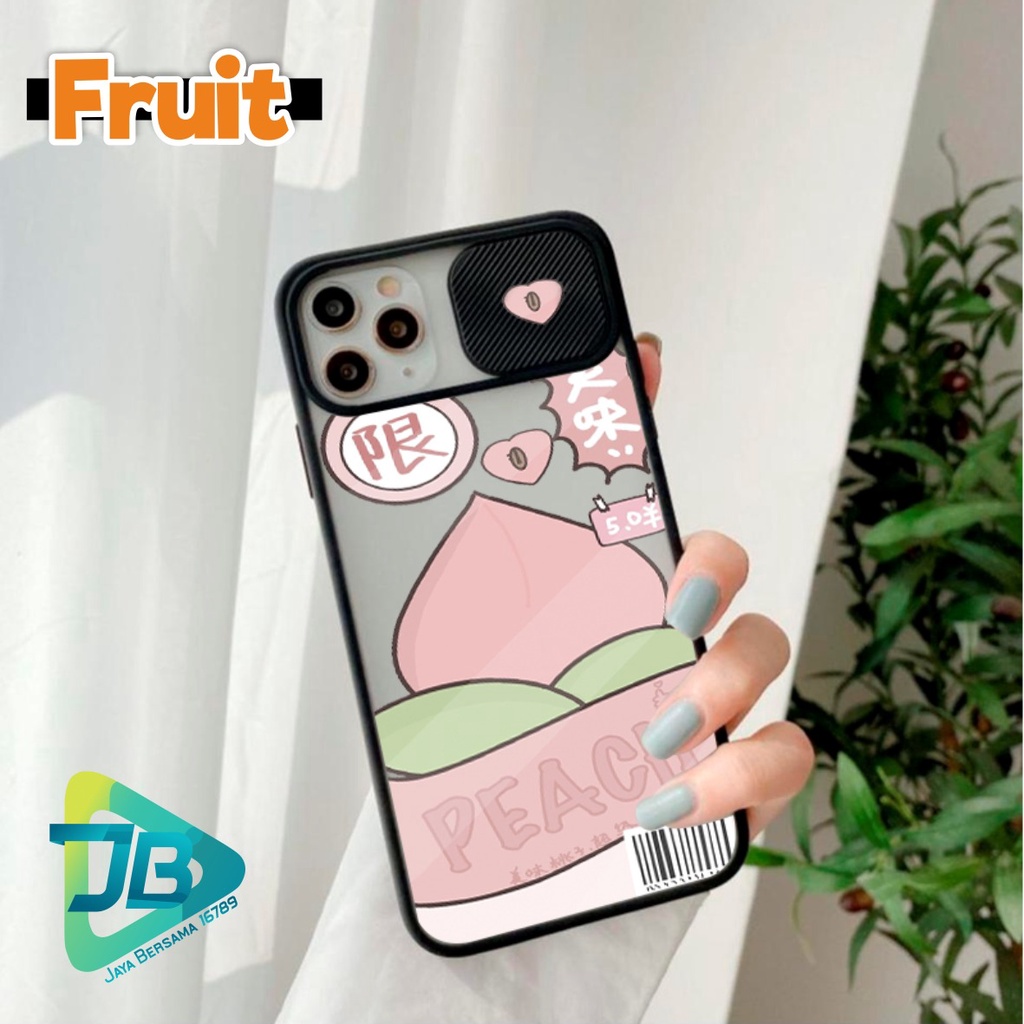 SOFTCASE SLIDE KAMERA FRUIT OPPO VIVO SAMSUNG XIAOMI REALME IPHONE ALL TYPE JB4937