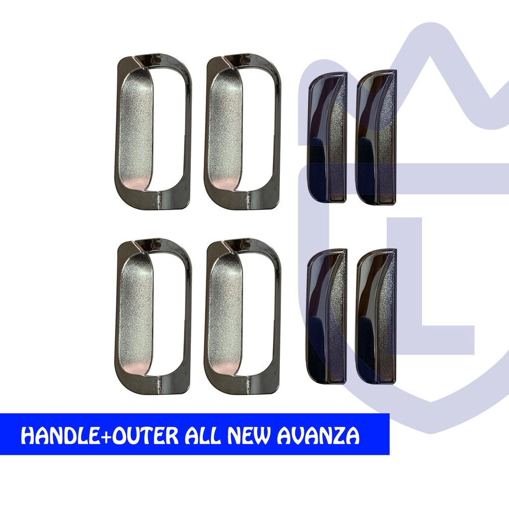 DOOR COVER/HANDLE COVER ALL NEW AVANZA CHROME