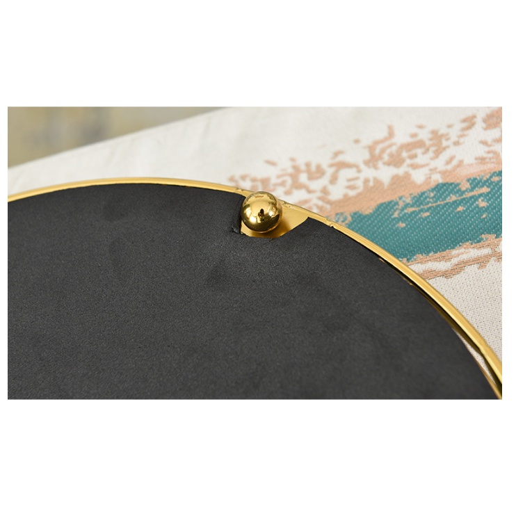 Nampan Dekorasi Home Tray Ekslusif Mirror Gold Baki Mewah Aksesoris Luxury Kaca