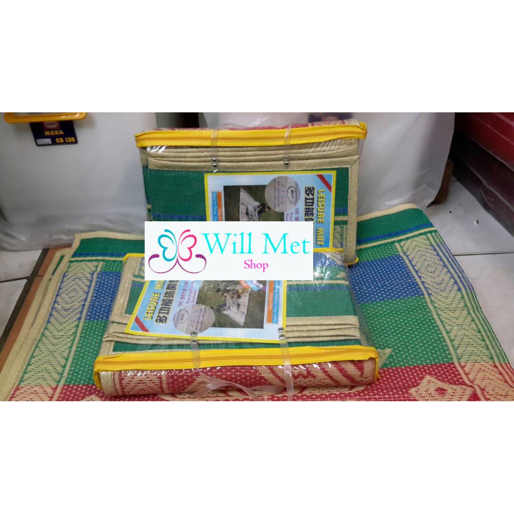 Tikar Lipat Tikar Jepang Tikar Plastik Leasure Mat 2 x 2 m