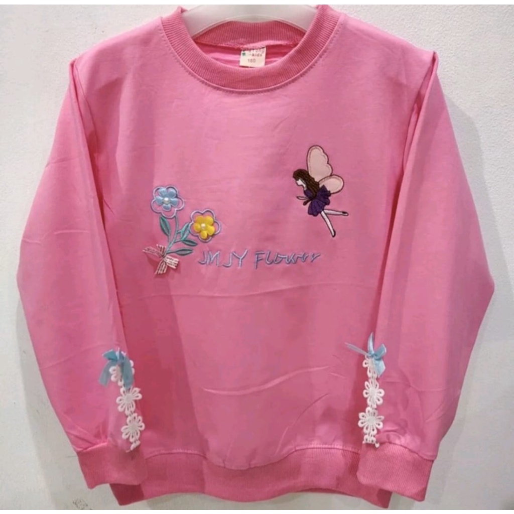 SWETER IIMPORT ANAK PEREMPUAN USIA 2-12 Tahun / Sweater Karakter dan Bordir import anak / Atasan anak import