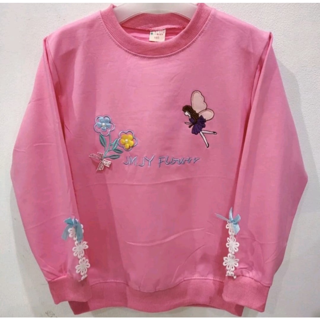 SWETER IIMPORT ANAK PEREMPUAN USIA 2-12 Tahun / Sweater Karakter dan Bordir import anak / Atasan anak import