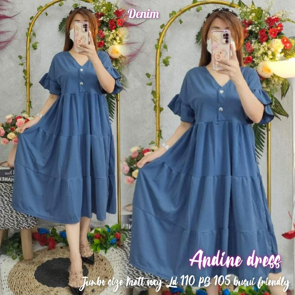 dress jumbo / dress andine / dress fuji / dasterterkini /dressvoxy / dressmurah