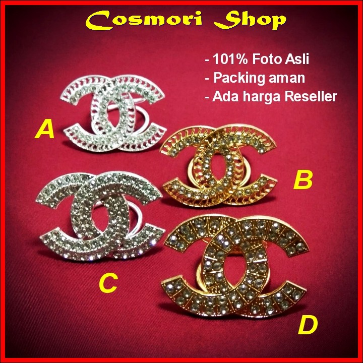 Bros Ring Hijab Bross Bros Jilbab Cincin Dagu Juntai Bros Gelang Kerudung Emas Bulat Grosir O