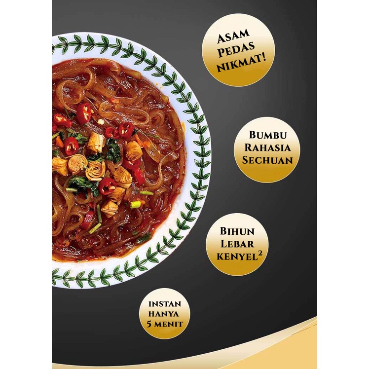 Hai Chi Jia Bihun lebar Asam Pedas Rice Noodle TERMURAH