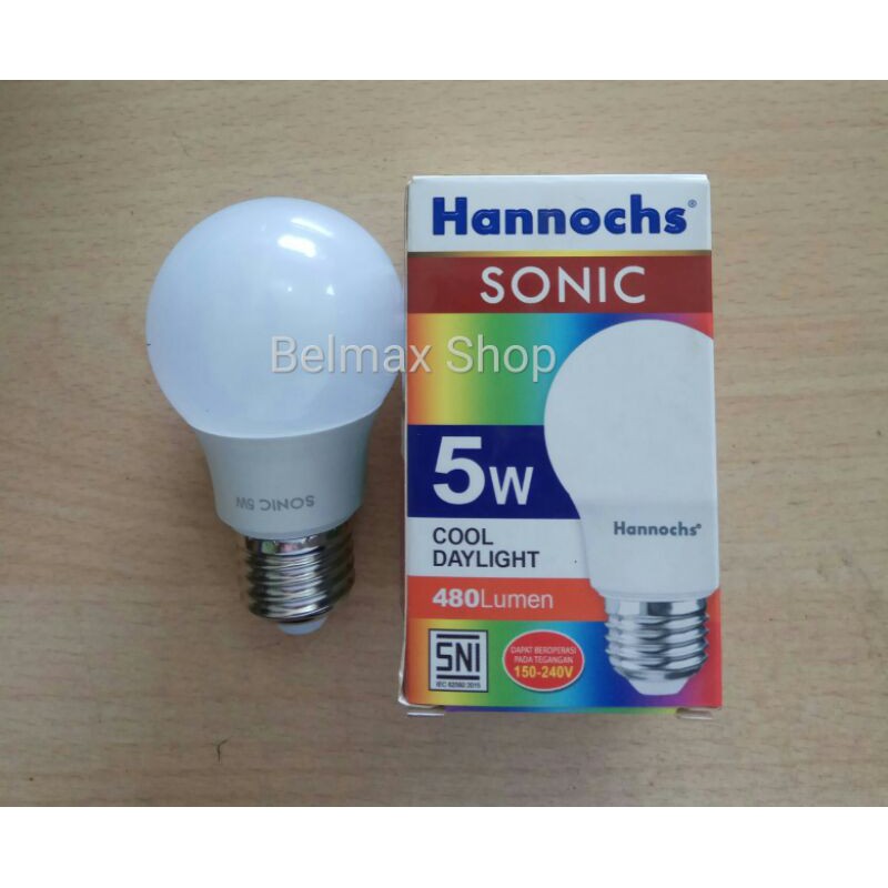 Lampu Led 5 Watt Hannochs Sonic / Lampu Hannochs LED 5 Watt / Lampu Led Hannochs 5W