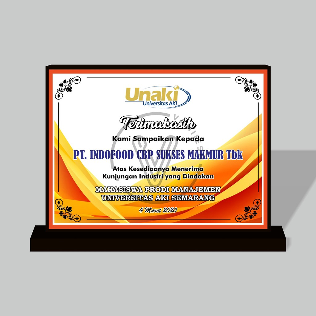 

Plakat Kayu Persegi Panjang