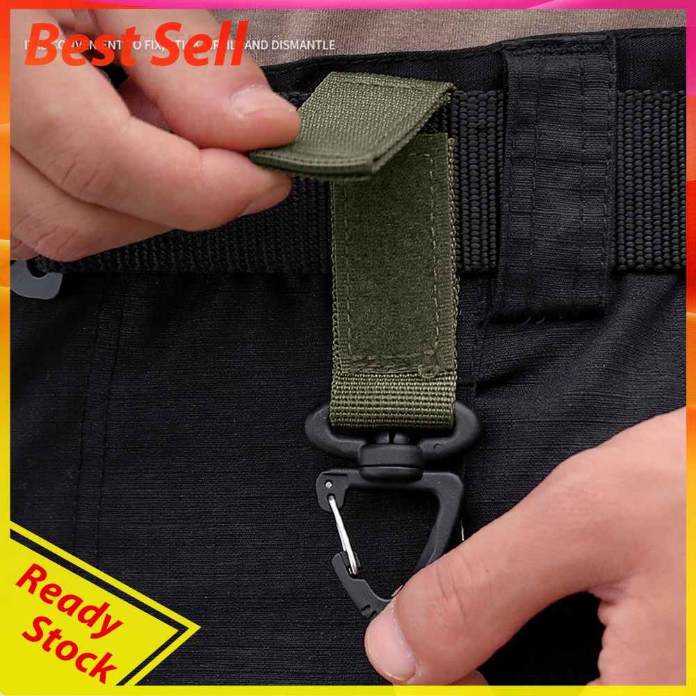 Triangle Backpack Hanging Buckle 360-Degree Rotation D-Shaped Fastener Hook