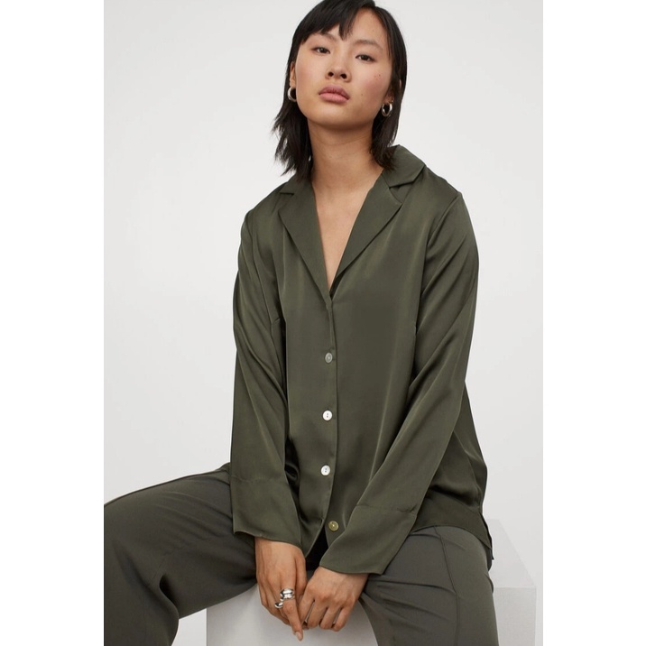 H&M Satin shirt