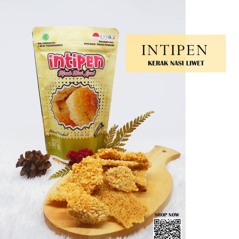 

intipen keripik kerak nasi tradisional
