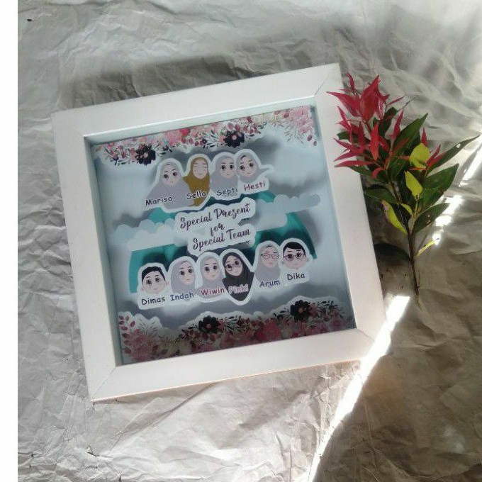 

Hadiah Kado Pop Up Scrapframe 3D Custom TERMURAH!!