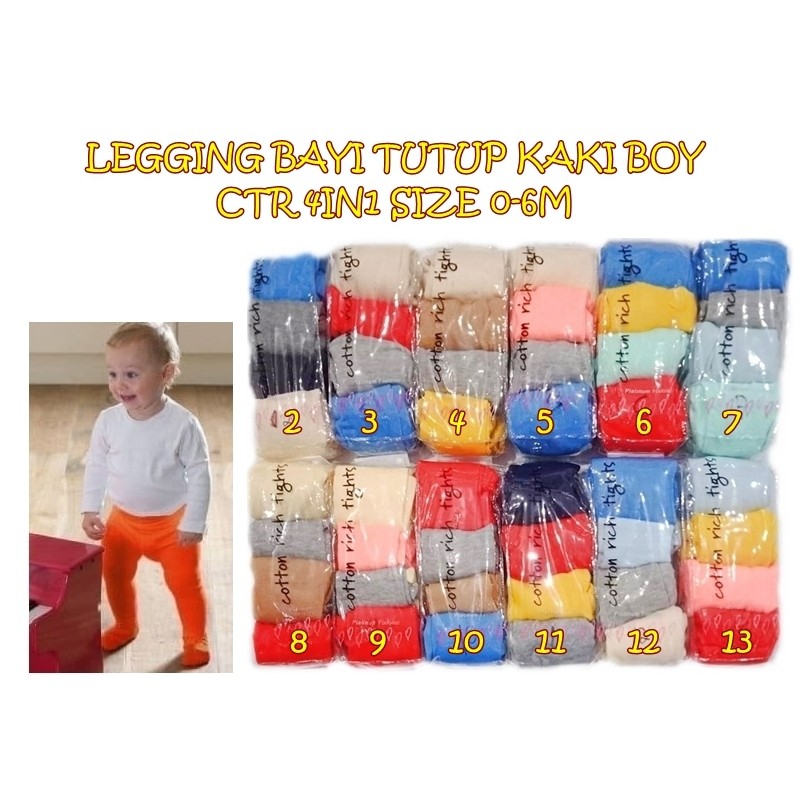 LEGGING CTR BOY 4 IN 1 LEGGING BAYI TUTUP KAKI