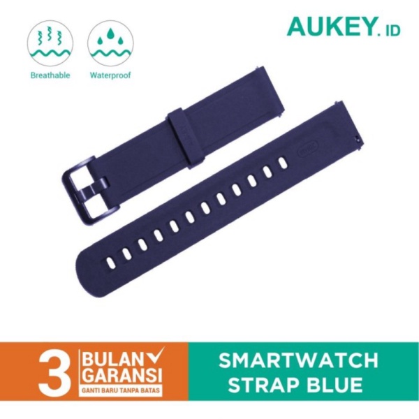 Aukey Jual Strap Limited Smartwatch Blue