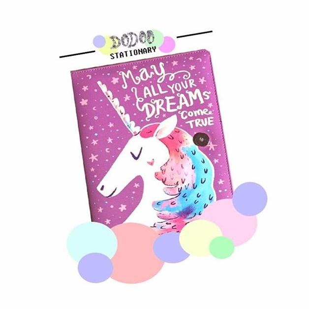 

COD Binder Printing Unicorn A5 20 Ring PROMOKode 5189