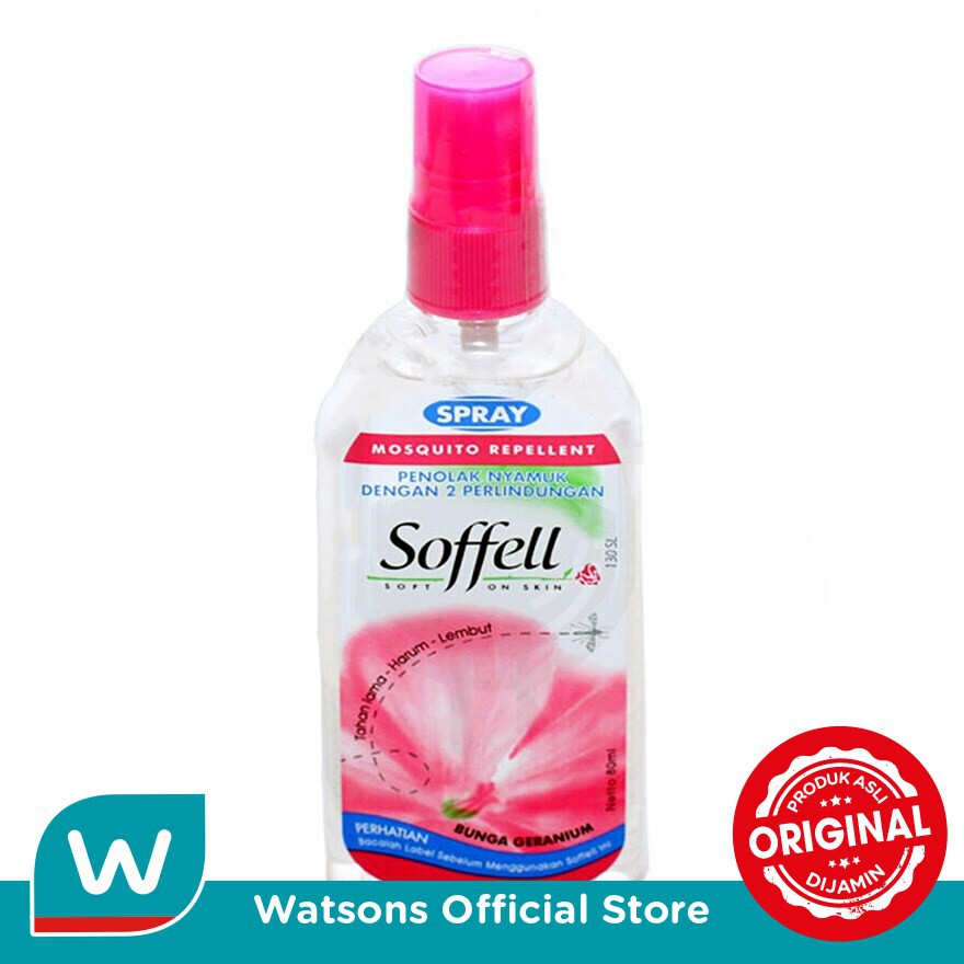 Soffell Botol Spray Bunga Geranium 80ml