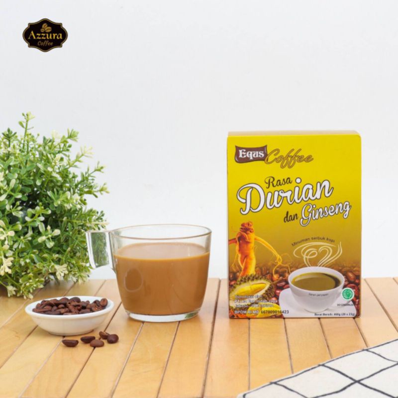 

Kopi Ginseng dengan rasa dan aroma Durian