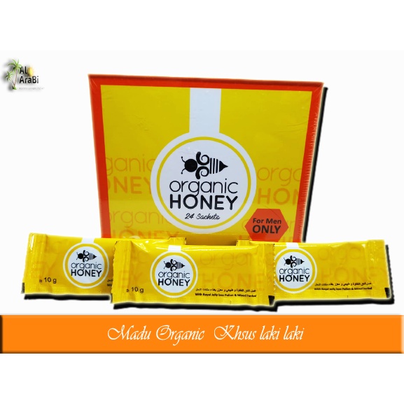 Madu organic Honey  | Madu Pria 1 sachet  | Madu khusus dewasa