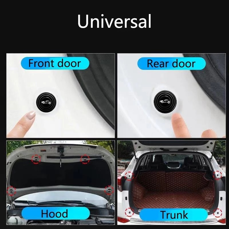 [10 Pcs Set Protector Door Edge Guards] [Auto Door Corner Anti-collision Self Adhesive Car Stickers]