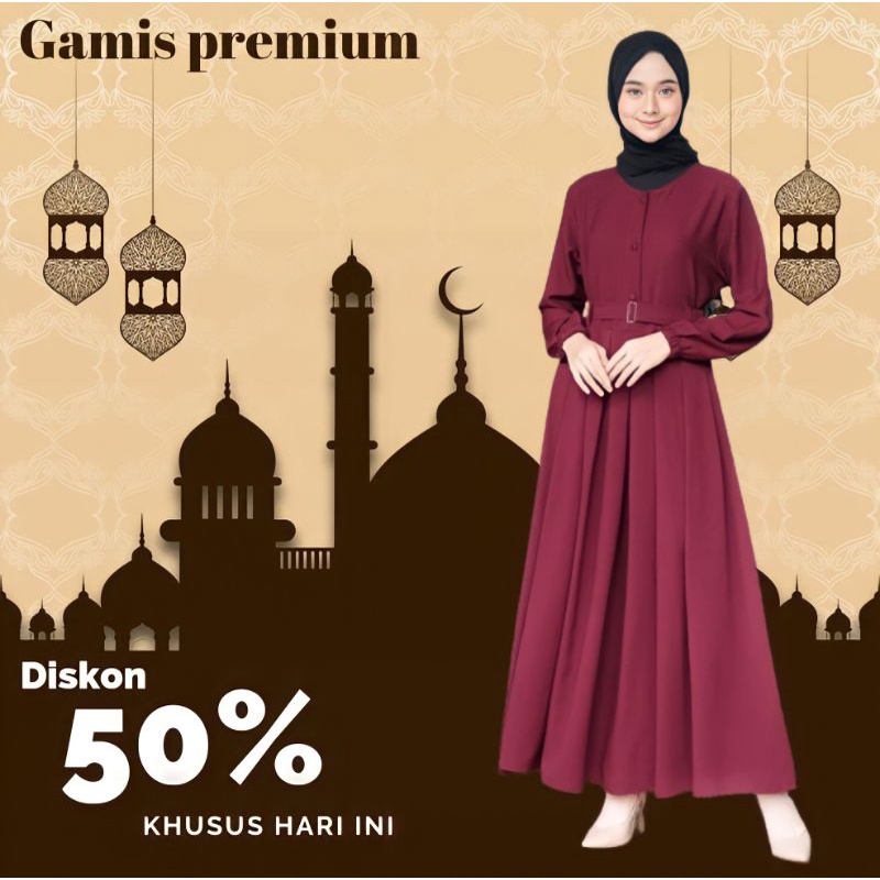 Baju Gamis Wanita Terbaru Kekinian Kondangan Hajatan Pesta Undangan Hajatan Kondangan Pengajian Bumil Ibu Hamil Remaja Dewasa Jumbo Syar'i Muslim Muslimah Simpel Elegan Premium Ori Tren Polos Lebaran Grosir Kodian Seragam Hadroh