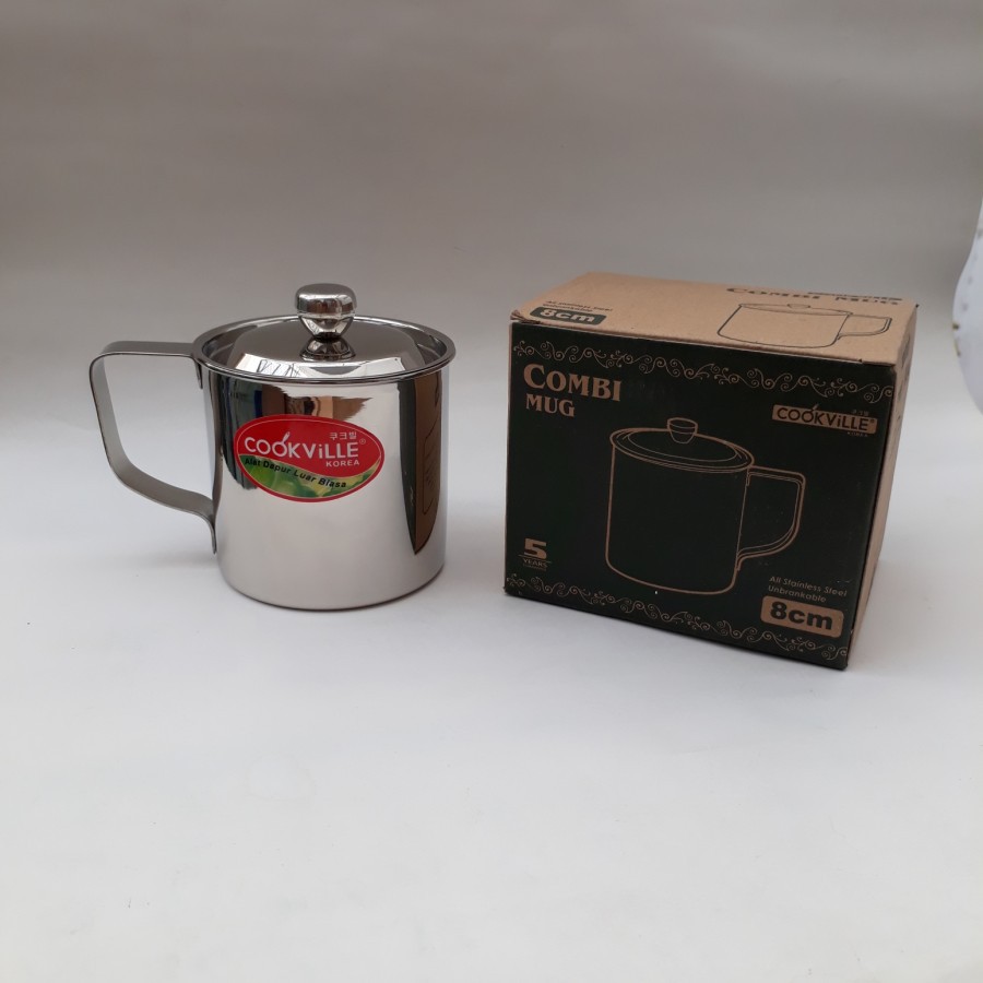 Mug Stainless Steel Cook Ville Korea