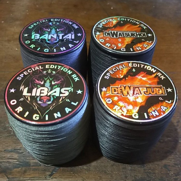 Gelasan senar layangan LIBAS, BANTAI, DEWA_SUKHOI, AIR_TRACK, ALBIPOOL, original RK