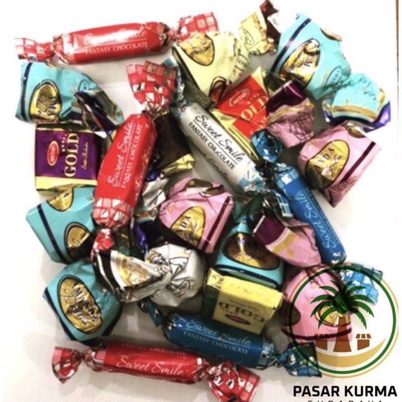 

Coklat Arab 1kg / Coklat Import Turki Atalita Truffle Mix 1kg by [cayystuff.id]