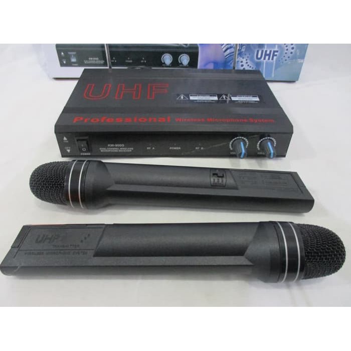 KENWOOD KW-900G Mic Double Wireless-Microphone-Microphone Tanpa Kabel