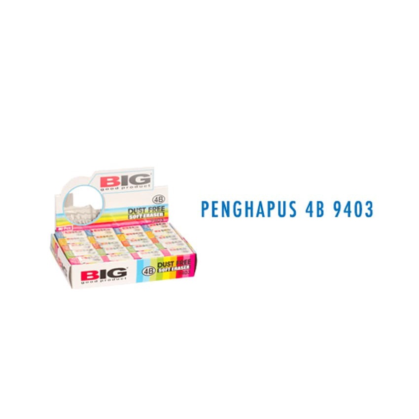 

ERASER, PENGHAPUS, STIP B-40 9403 COLOR BIG