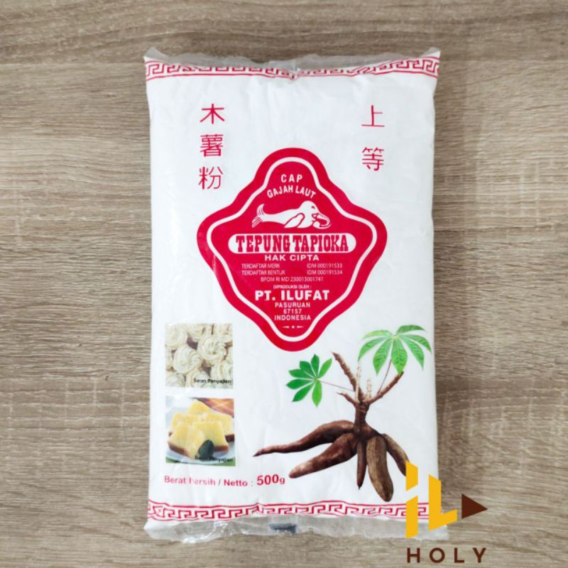 

Tepung Tapioka Kanji Gajah Laut 500gr