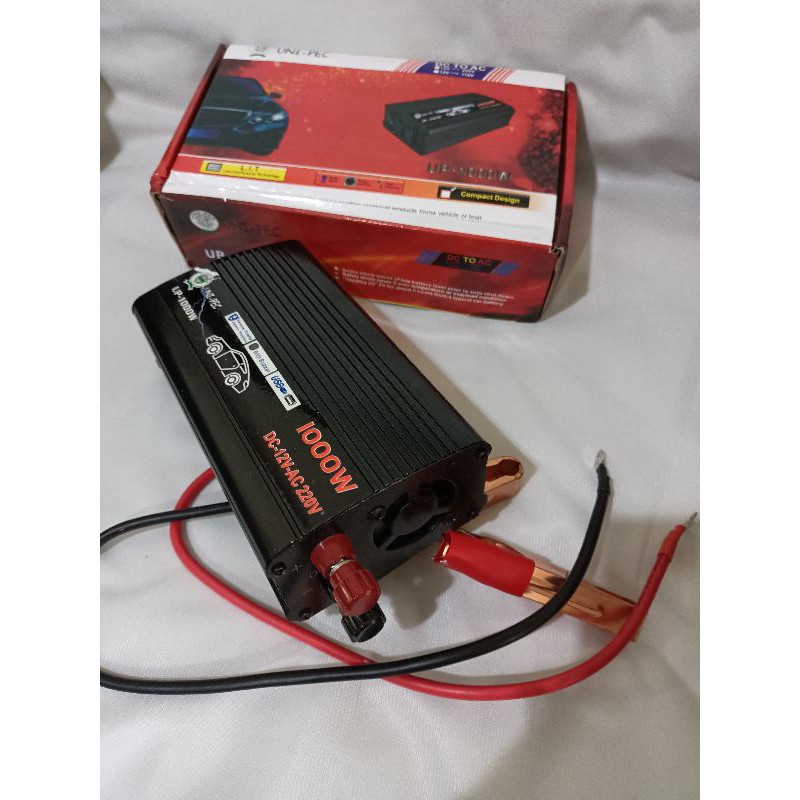 UNI PEC POWER INVERTER 1000 WATT DC to AC
