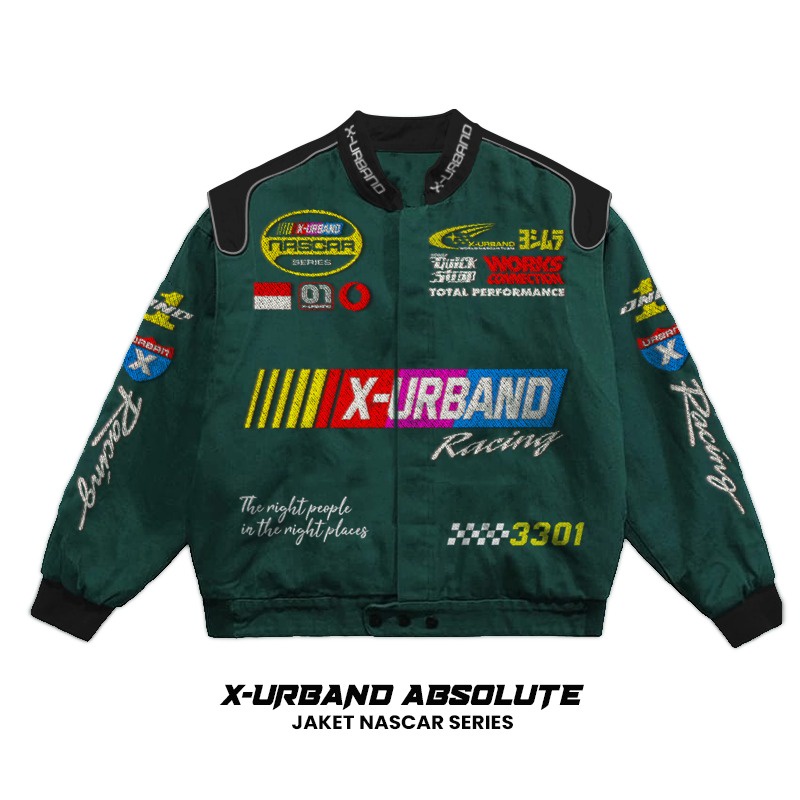 Nascar Jaket Racing / Naskar Jaket X Urband A225