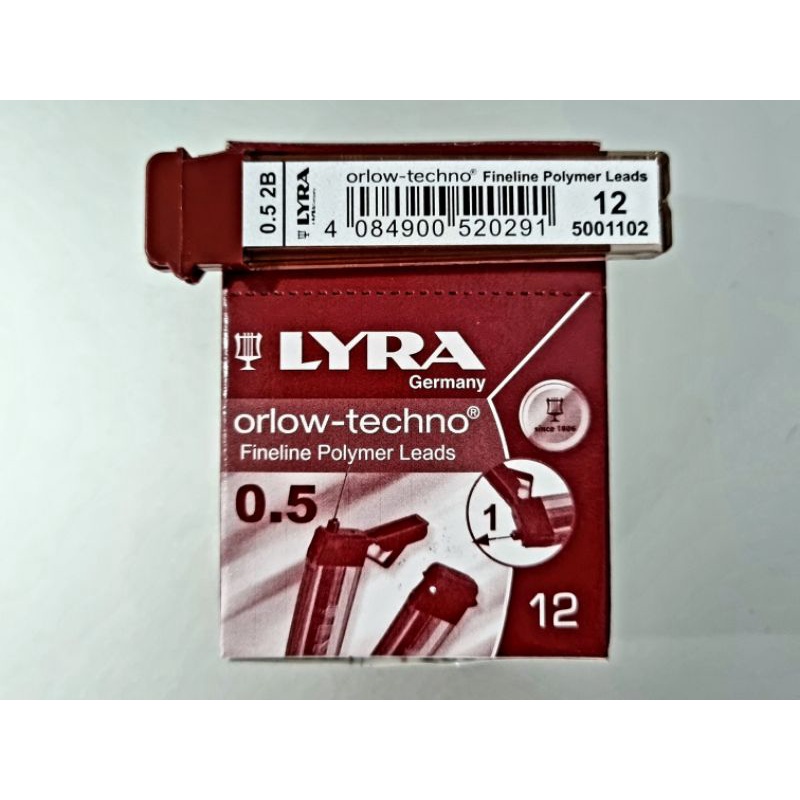 

Isi Ulang Pensil Mekanik 0.5 2B Lyra Orlow Techno Refill Pencil 5001102